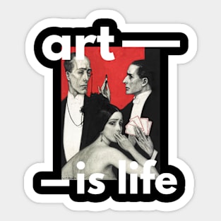 Art is Life Sticker